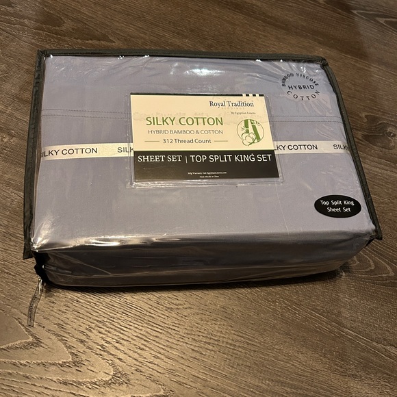 Royal Tradition Bedding Silky Cotton And Bamboo Top Split King